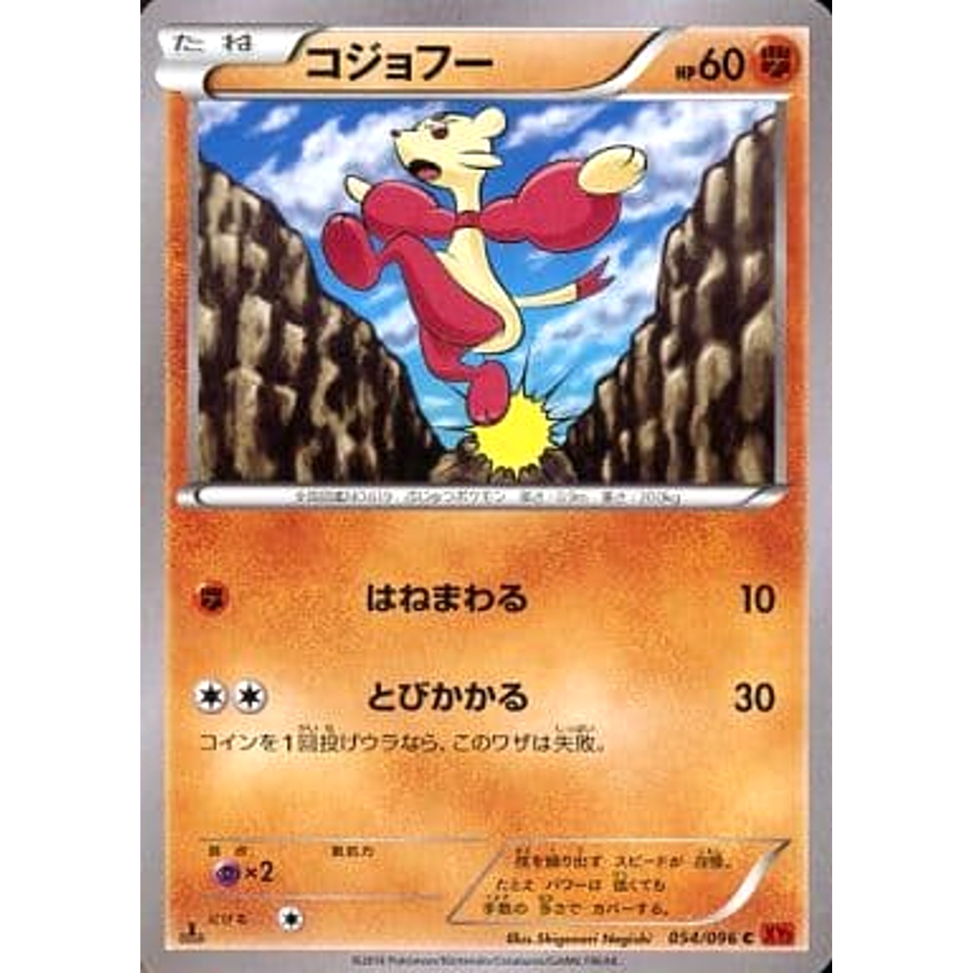 Pokemon Mienfoo C 054/096 XY3 Rising Fist Japanese Pokemon Card [USED] –  SelectAnime