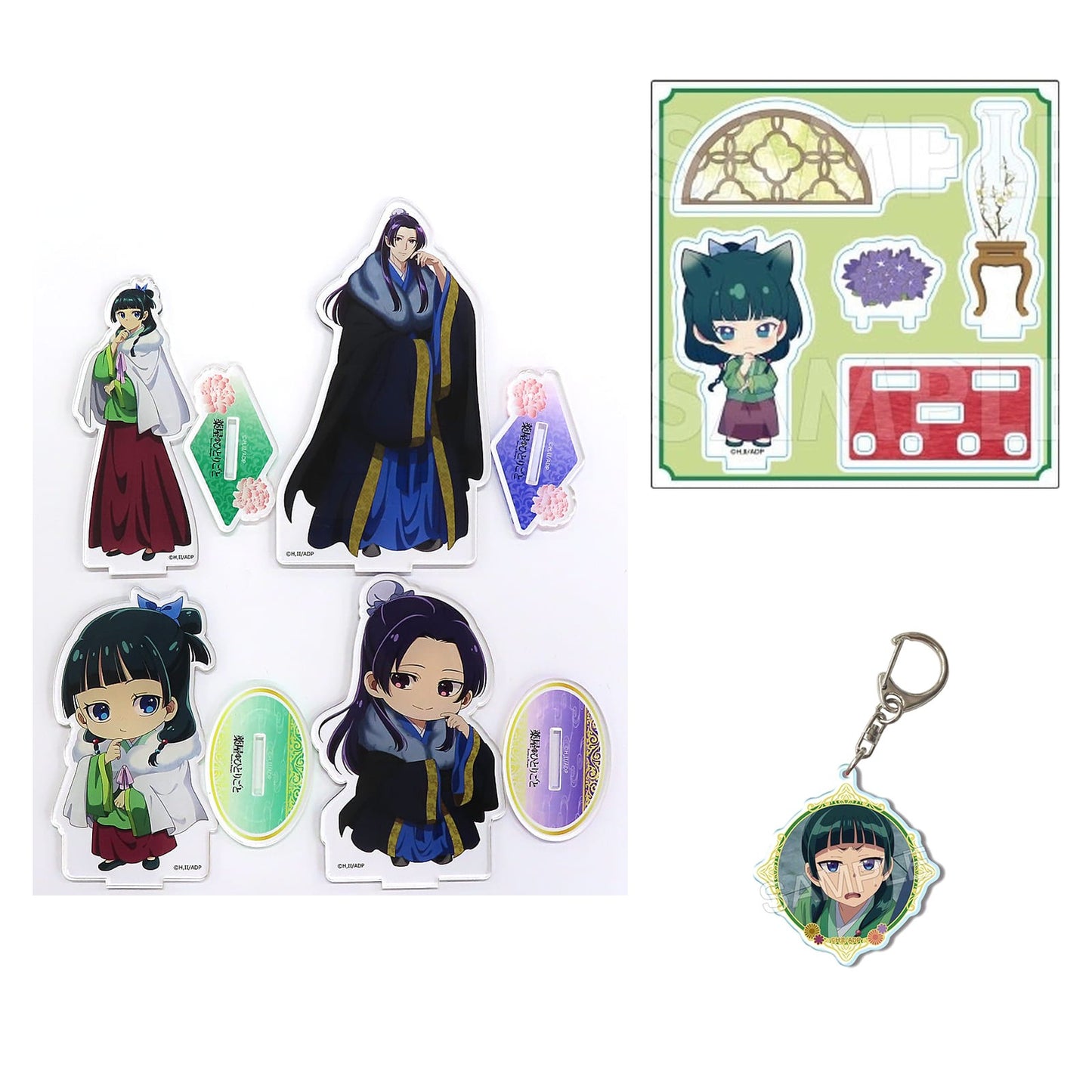 All 3 items included in Curator's Maomao Collection