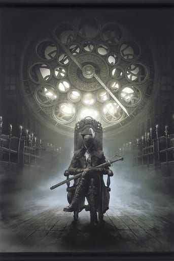 Lady Maria of the Astral Clocktower B2 Tapestry Bloodborne