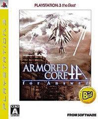 Armored Core for Answer PlayStation3 the Best PlayStation 3 [USED]