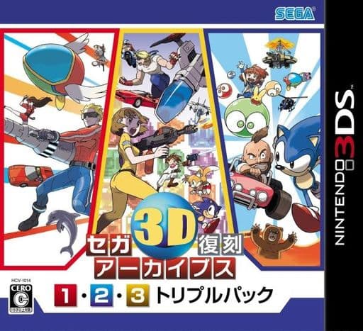 SEGA 3D Fukkoku Archives 1 2 3 Triple Pack NINTENDO 3DS [USED]