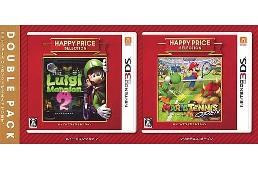 Luigi's Mansion 2 Mario Tennis Open Double Pack NINTENDO 3DS [USED]