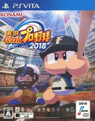 Jikkyou Pawafuru Puro Yakyu 2018 Fighters Dress-Up Sleeve Included PlayStation Vita [USED]