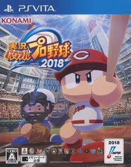 Jikkyou Pawafuru Puro Yakyu 2018 Carp Dress-Up Sleeve Included PlayStation Vita [USED]