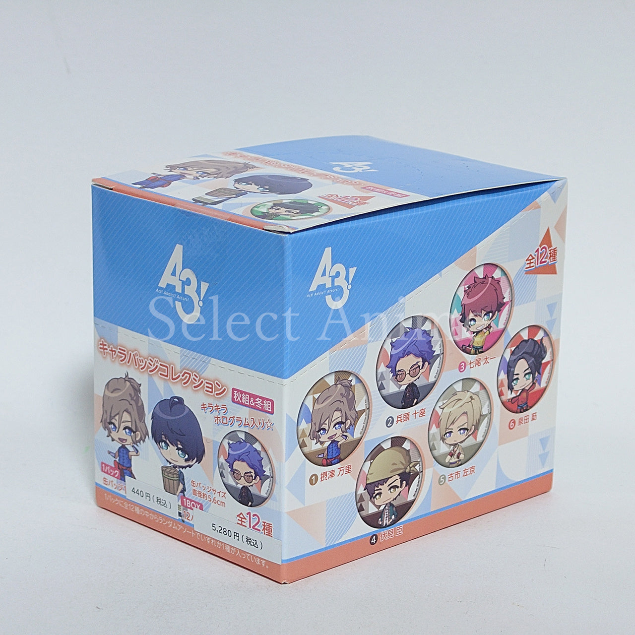 A3! Character Badge Collection 5th Performance Autumn Group & Winter Group BOX Badge [NEW]