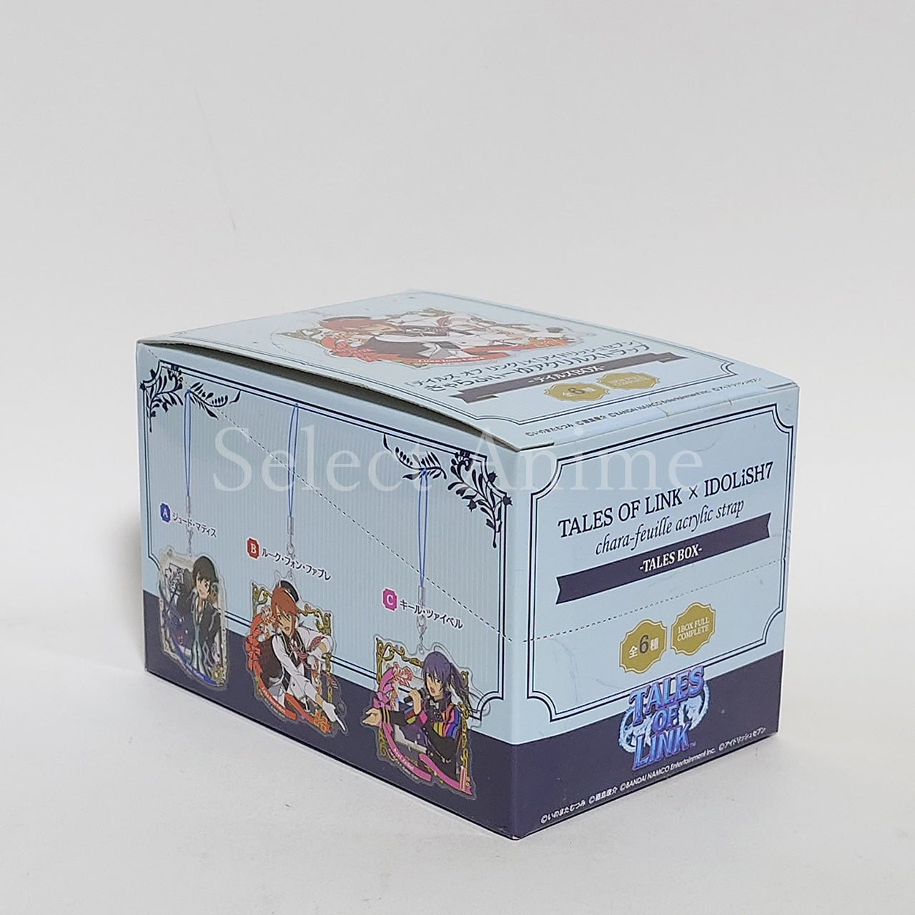 Tales of Link x Idolish 7 Charafeuille Acrylic Strap Tales Box Key Ring [NEW]
