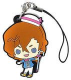 Chuuya Nakahara Tuxedo Sam Costume Bungo Stray Dogs x Sanrio Characters Rubber Charm Key Chain [USED]