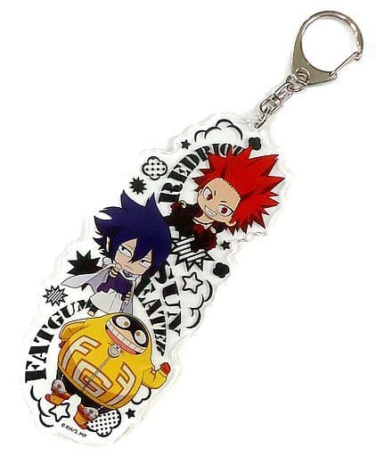 My Hero Academia Fatgum & Others Fatgum Agency Big Acrylic Keychain animate cafe Limited Keychains [USED]