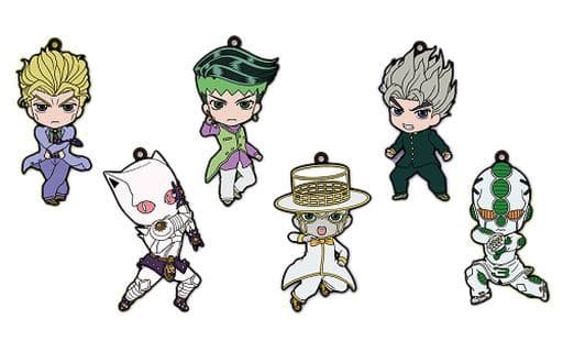 Yoshikage Kira, etc. JoJo's Bizarre Adventure Part 4: Diamond is Unbreakable Rubber Strap Collection Vol.2 All 6 Types Set Key Chain [USED]
