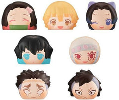 Nezuko Kamado, etc. Demon Slayer: Kimetsu no Yaiba Fluffy Squeeze Bread 3rd All 7 Types Set Key Ring [USED]