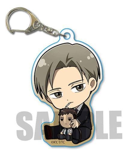 Yashiro Twittering Birds Never Fly Gyugyutto Acrylic Key Chain Key Ring [USED]