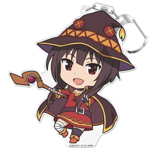 Megumin KonoSuba: God's Blessing on this Wonderful World! Legend of Crimson Punicolle! Key Chain with Stand Key Chain [USED]