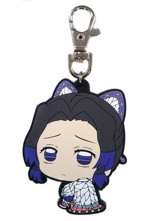 Shinobu Kocho Demon Slayer: Kimetsu no Yaiba Bocchi-Kun Rubber Charm Fujiiro Shopping Street Amiami Street in Akihabara Limited Key Chain [USED]