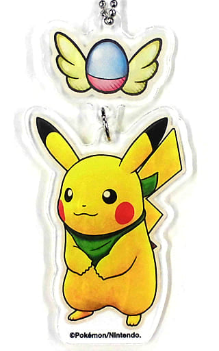 Pikachu Pokemon Mystery Dungeon: Rescue Team DX Double Acrylic Charm Collection A Pokemon Center Limited Charm [USED]