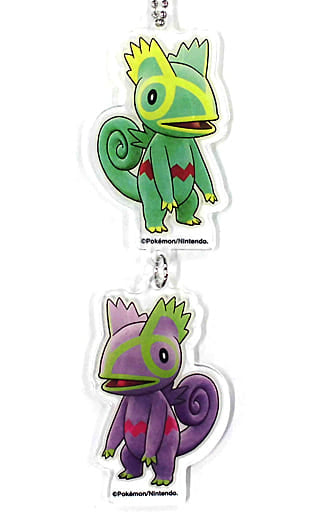 Kecleon Brother Pokemon Mystery Dungeon: Rescue Team DX Double Acrylic Charm Collection A Pokemon Center Limited Charm [USED]