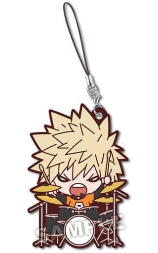 Katsuki Bakugo My Hero Academia Nitotan Cultural Festival Rubber Mascot Key Chain [USED]