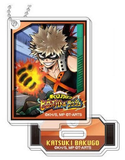 My Hero Academia: Heroes Battle Rush Katsuki Bakugo Stand Mini Acrylic Keychain B BOX Keychains [USED]