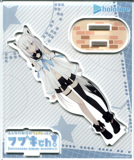 Shirakami Fubuki VTuber Hololive Acrylic Stand Pop-Up Store Spring Sora Festival at Akihabara Gamers Main Store Exclusive Acrylic Stands [USED]