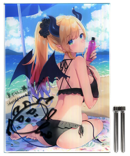 Yuzuki Choco Autographed Swimsuit Acrylic Stand Summer Personal Voice Full Set Purchase Bonus Acrylic Stands [USED]