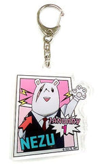 Nezu My Hero Academia Birthday Fair January Acrylic Keychain Key Chain [USED]