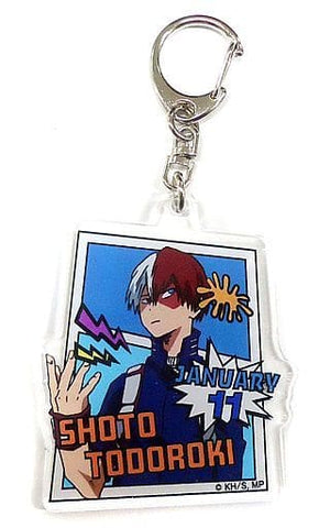 Shoto Todoroki My Hero Academia Birthday Fair January Acrylic Keychain Key Chain [USED]