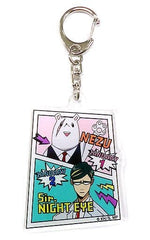 Nezu Sir.Nighteye My Hero Academia Birthday Fair January Acrylic Keychain Key Chain [USED]