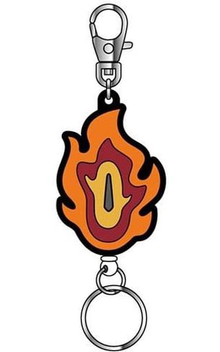 Kyojuro Rengoku 05 Demon Slayer: Kimetsu no Yaiba Rubber Key Reel Key Chain [USED]