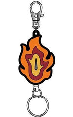 Kyojuro Rengoku 05 Demon Slayer: Kimetsu no Yaiba Rubber Key Reel Key Chain [USED]