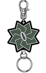 Sanemi Shinazugawa 09 Demon Slayer: Kimetsu no Yaiba Rubber Key Reel Key Chain [USED]