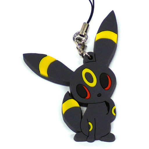 Umbreon Secret 3 Pokemon Eievui Collection Pokemon Time Rubber Strap Collection Pokemon Center Limited Key Chain [USED]