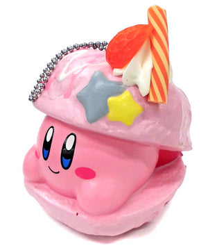 Kirby Strawberry Kirby Cream Puff Squeeze Mollyfantasy PALO Limited Key Ring [USED]