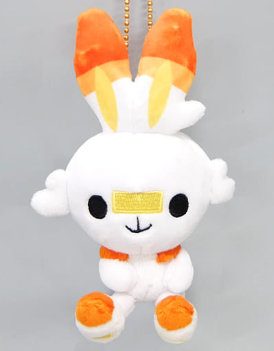 Scorbunny Pokemon Pokemon Dolls Mocchiri Mascot Pokemon Center Limited Key Chain [USED]