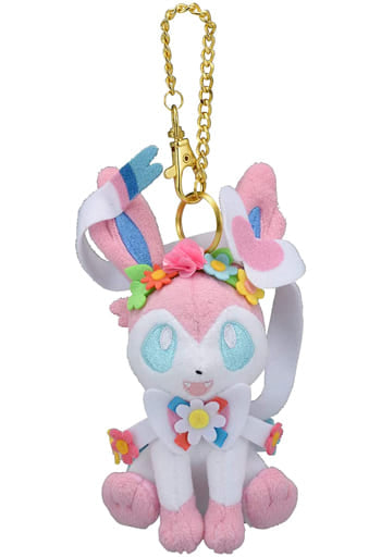 Sylveon Pokemon Mascot Pokemon Easter Pokemon Center Limited Key Chain [USED]