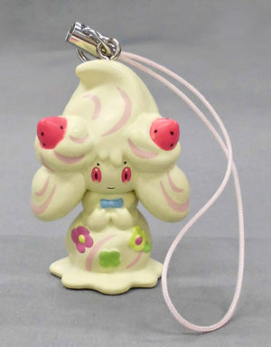 Alcremie Pokemon Figure in Egg Case Pokemon Easter Pokemon Center Limited Key Chain [USED]