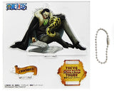 Crocodile One Piece Acrylic Stand Charm Mugiwara Store Tokyo One Piece Tower Store Limited Charm [USED]