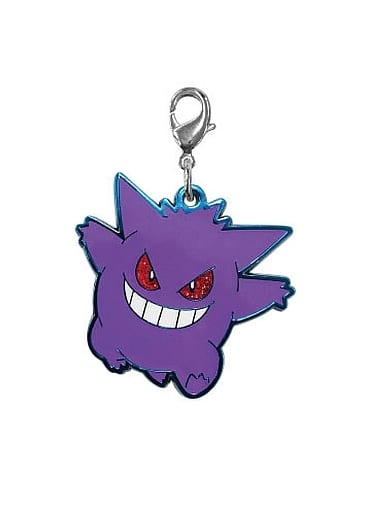 Gengar Pokemon Kirakira Die-Cut Metal Charm Charm [USED]
