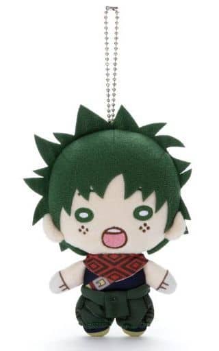 Izuku Midoriya My Hero Academia Nitotan Cleaning Team Plush Toy with Ball Chain Key Chain [USED]