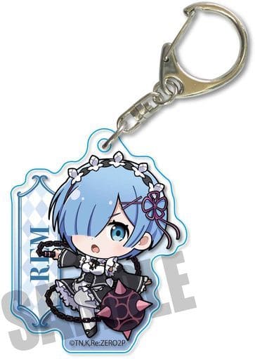 Rem Re:ZERO -Starting Life in Another World- Action Series Acrylic Key Chain Key Chain [USED]