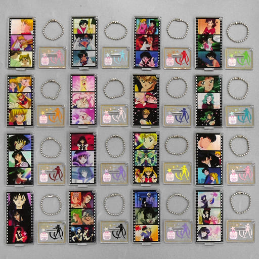 Sailor Moon, etc. Sailor Moon Famous Scene Acrylic Keychain 3rd All 16 Types Set Key Chain [USED]