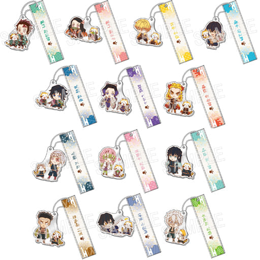 Nezuko Kamado, etc. Demon Slayer: Kimetsu no Yaiba x Rascal Trading Room Key Chain All 13 Types Set Key Chain [USED]