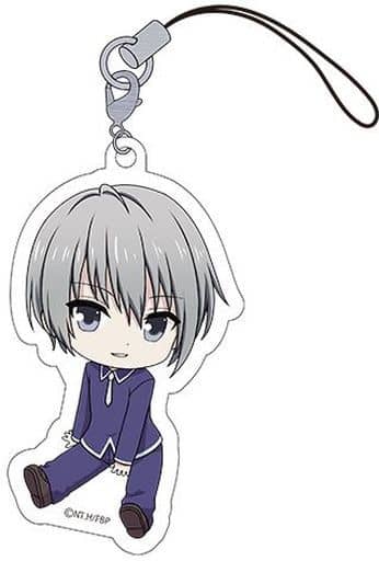 Souma Yuki Fruits Basket Petanko Trading Acrylic Straps Key Chain [USED]