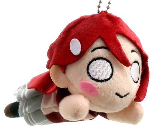Riko Sakurauchi 7-Eleven Uniform Ver. Love Live! Sunshine!! Lying Down Plush Toy SS 7net Shopping Limited Key Ring [USED]