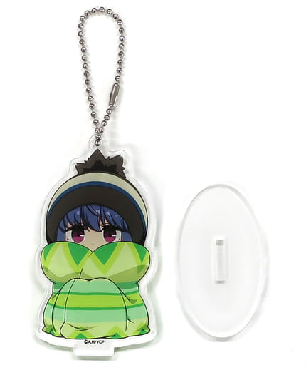Rin Shima Laid-Back Camp Acrylic Key Chain Secret Society Blanket Music Festival Limited Key Chain [USED]