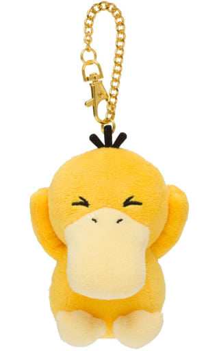 Psyduck Pokemon Mascot Kodak wa Notenki. Pokemon Center Limited Key Chain [USED]