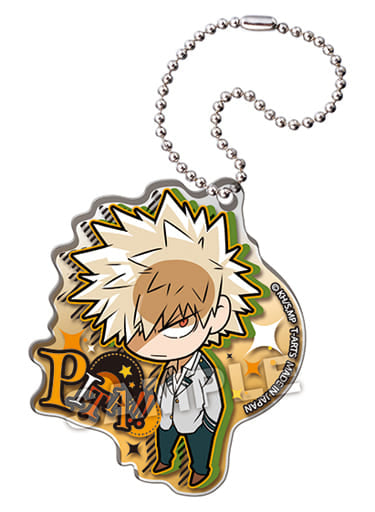 My Hero Academia Katsuki Bakugo Pita! Deformed OP Acrylic Keychain Keychains [USED]