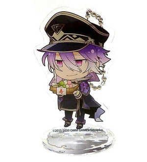 Minamoto Kiyomaro Touken Ranbu ONLINE Trading Acrylic Stand Key Chain Banquet No.2 Ver. Group A animatecafe Banquet Part 2 Limited Key Chain [USED]