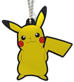 Pikachu Pokemon Pokemon Rubber Mascot 13 Key Chain [USED]