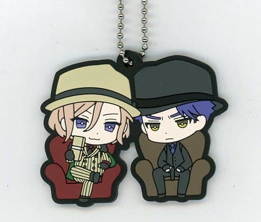 Banri Settsu Juza Hyodo A3! Buddycolle Rubber Mascot Launch Performance Key Ring [USED]