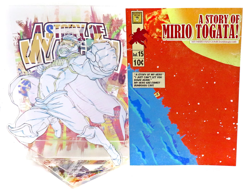 My Hero Academia Mirio Togata Acrylic Stand Bunbougu Cafe 2020 Limited Acrylic Stands [USED]