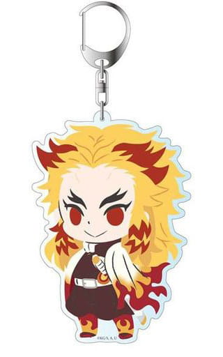 Kyojuro Rengoku Deformed Ver. Demon Slayer: Kimetsu no Yaiba Deka Key Chain Key Chain [USED]